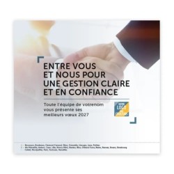 Calendrier chevalet intégral (15x18 cm) personnalisé - Comptable