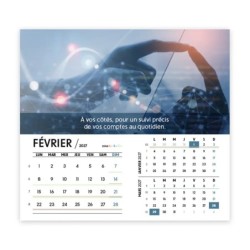 Calendrier chevalet intégral (15x18 cm) personnalisé - Comptable