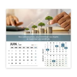 Calendrier chevalet intégral (15x18 cm) personnalisé - Comptable