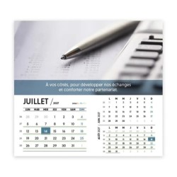 Calendrier chevalet intégral (15x18 cm) personnalisé - Comptable