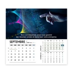 Calendrier chevalet intégral (15x18 cm) personnalisé - Comptable