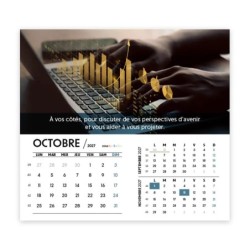 Calendrier chevalet intégral (15x18 cm) personnalisé - Comptable