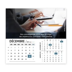 Calendrier chevalet intégral (15x18 cm) personnalisé - Comptable