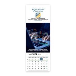 Calendrier chevalet vertical (21x7,5 cm) personnalisé - Comptable