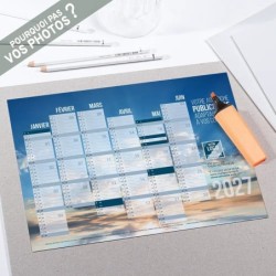 Calendrier bancaire A4 souple personnalisé - Spacieux