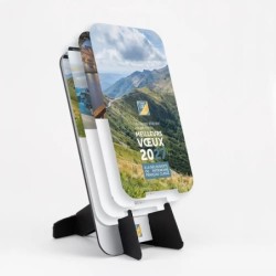 Calendrier support téléphone personnalisé - Visiocal Patrimoine France