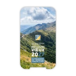 Calendrier support téléphone personnalisé - Visiocal Patrimoine France