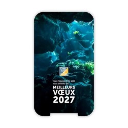 Calendrier support téléphone personnalisé - Visiocal Océan