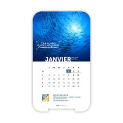 Calendrier support téléphone personnalisé - Visiocal Océan