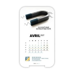Calendrier support téléphone personnalisé - Visiocal Business