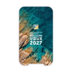 Calendrier support téléphone personnalisé - Visiocal Vue du ciel