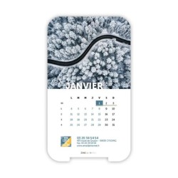 Calendrier support téléphone personnalisé - Visiocal Vue du ciel