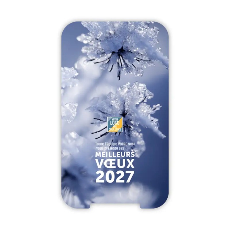 Calendrier support téléphone personnalisé - Visiocal Zoom Nature