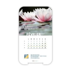 Calendrier support téléphone personnalisé - Visiocal Zoom Nature