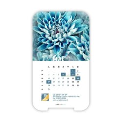 Calendrier support téléphone personnalisé - Visiocal Zoom Nature