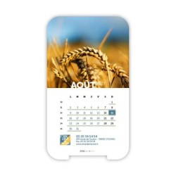 Calendrier support téléphone personnalisé - Visiocal Zoom Nature