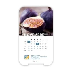 Calendrier support téléphone personnalisé - Visiocal Zoom Nature