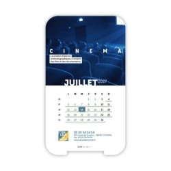 Calendrier support téléphone personnalisé - Visiocal Arts