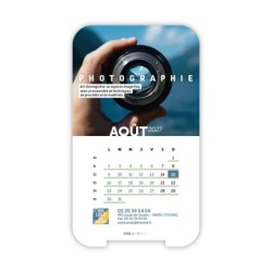 Calendrier support téléphone personnalisé - Visiocal Arts
