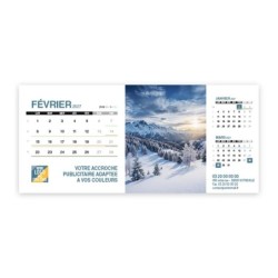 Calendrier chevalet support de téléphone Supra (22,8x10,3 cm)  - Nature
