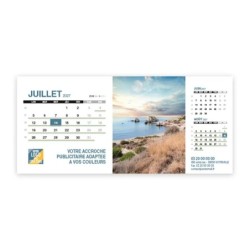 Calendrier chevalet support de téléphone Supra (22,8x10,3 cm)  - Nature