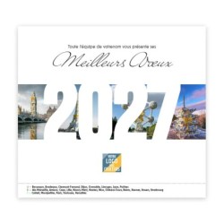 Calendrier chevalet intégral (15x18 cm) personnalisé - Logo intégré Emballage