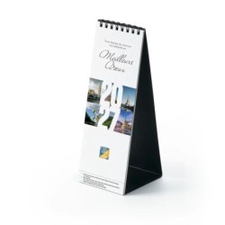 Calendrier chevalet vertical (21x7,5 cm) personnalisé - Logo intégré Emballage