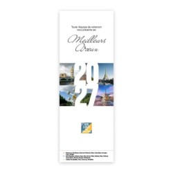Calendrier chevalet vertical (21x7,5 cm) personnalisé - Logo intégré Emballage