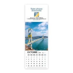 Calendrier chevalet vertical (21x7,5 cm) personnalisé - Logo intégré Emballage