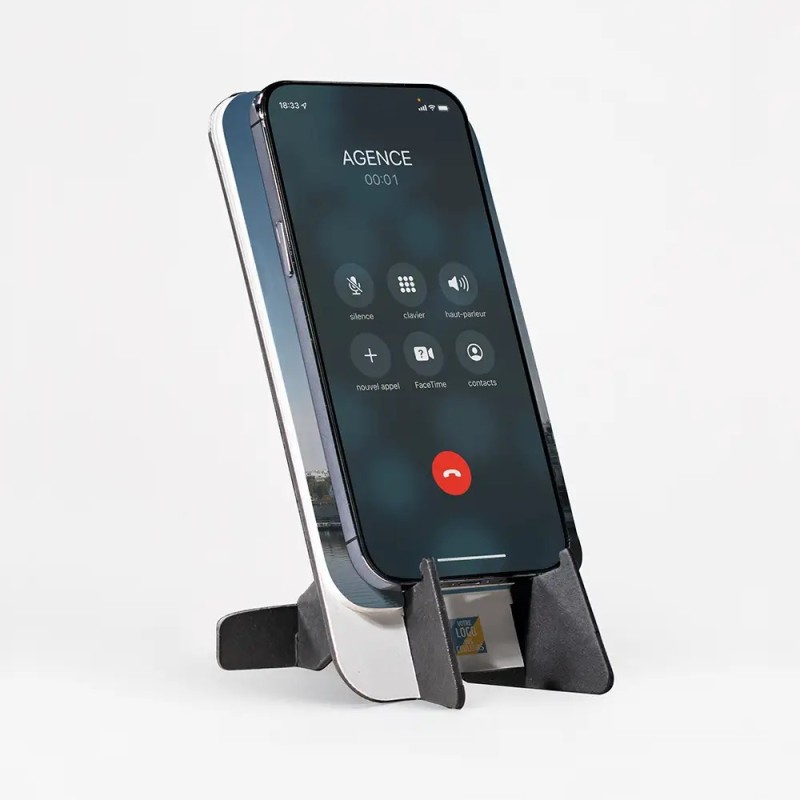 Calendrier support téléphone personnalisé - Visiocal Logo intégré Emballage