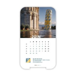 Calendrier support téléphone personnalisé - Visiocal Logo intégré Emballage