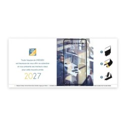 Calendrier chevalet support de téléphone Supra (22,8x10,3 cm)  - Vos photos