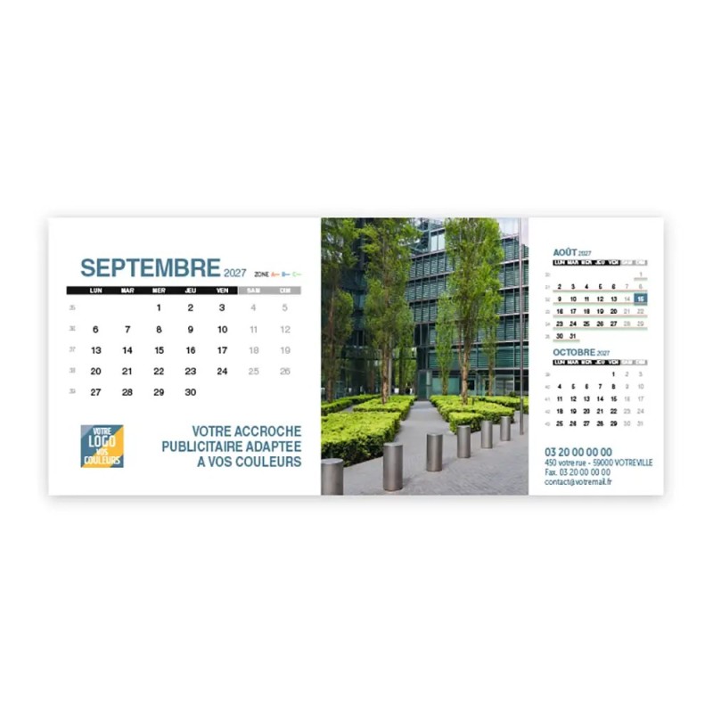 Calendrier chevalet support de téléphone Supra (22,8x10,3 cm)  - Vos photos