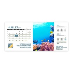 Calendrier chevalet support de téléphone Supra (22,8x10,3 cm)  - Océan