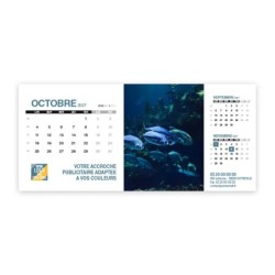 Calendrier chevalet support de téléphone Supra (22,8x10,3 cm)  - Océan