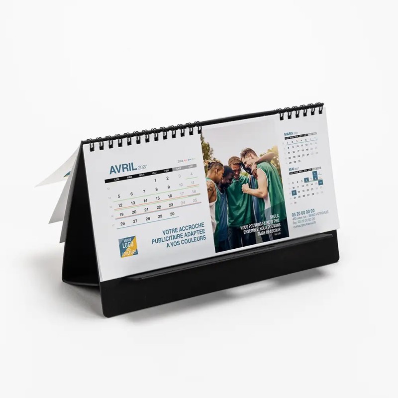 Calendrier chevalet support de téléphone Supra (22,8x10,3 cm)  - Citations sport