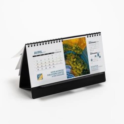 Calendrier chevalet support de téléphone Supra (22,8x10,3 cm)  - Vue du ciel