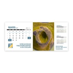 Calendrier chevalet support de téléphone Supra (22,8x10,3 cm)  - Vue du ciel