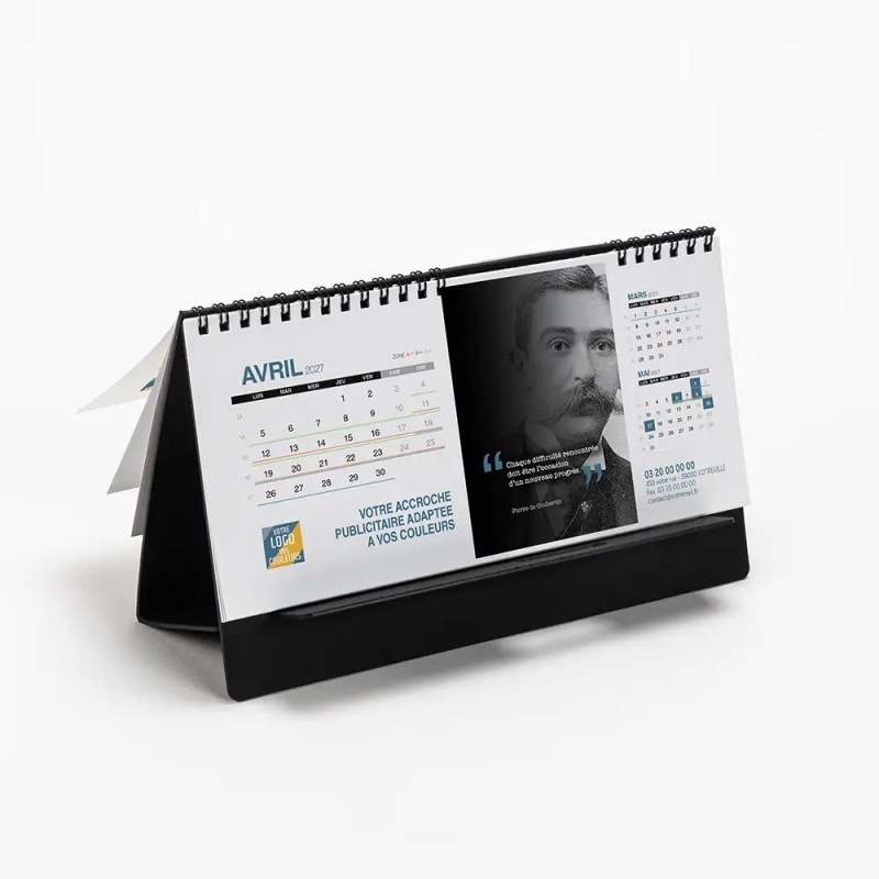 Calendrier chevalet support de téléphone Supra (22,8x10,3 cm)  - Citations 2