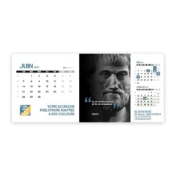 Calendrier chevalet support de téléphone Supra (22,8x10,3 cm)  - Citations 2