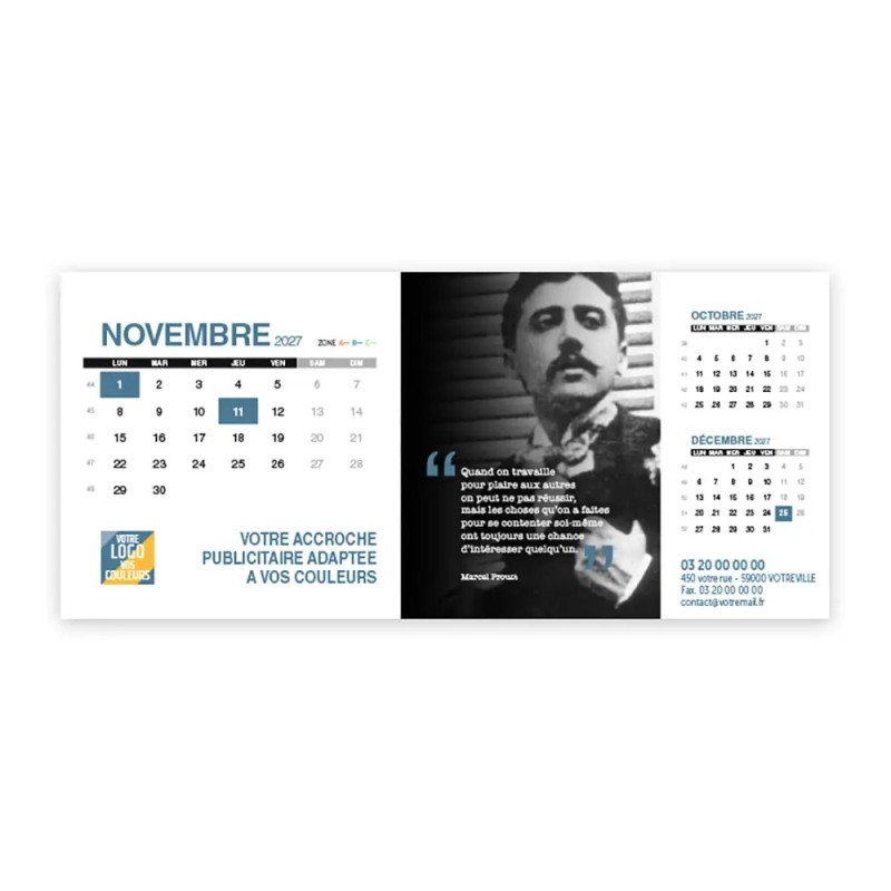 Calendrier chevalet support de téléphone Supra (22,8x10,3 cm)  - Citations 2