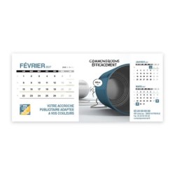 Calendrier chevalet support de téléphone Supra (22,8x10,3 cm)  - Business