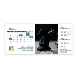 Calendrier chevalet support de téléphone Supra (22,8x10,3 cm)  - Business