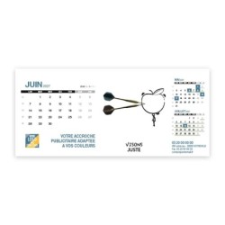 Calendrier chevalet support de téléphone Supra (22,8x10,3 cm)  - Business