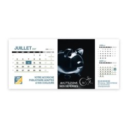 Calendrier chevalet support de téléphone Supra (22,8x10,3 cm)  - Business