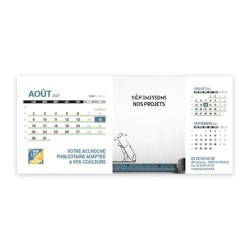 Calendrier chevalet support de téléphone Supra (22,8x10,3 cm)  - Business