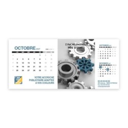 Calendrier chevalet support de téléphone Supra (22,8x10,3 cm)  - Business