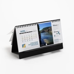 Calendrier chevalet support de téléphone Supra (22,8x10,3cm)  - Villages de France