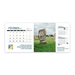 Calendrier chevalet support de téléphone Supra (22,8x10,3 cm)  - Littoral