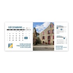 Calendrier chevalet support de téléphone Supra (22,8x10,3 cm)  - Littoral